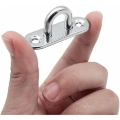 6 Piezas De Placas De Ojales Placa De Cubierta De Acero Inoxidable Placa De Mástil De 5 Mm Ganchos De Fijación Resistentes Para Ganchos De Pared Sillas Colgantes Toldo Accesorios Para Barcos, Etc. -Mano Mano Ventas 61079161 3