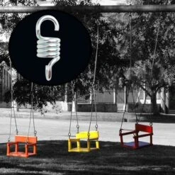 Silla Hamaca, Soporte Para Pesas De 300 Kg, Kit De Accesorios Colgantes Definitivo, Ganchos Giratorios Para Idoor 2 Piezas -Mano Mano Ventas 61174266 3