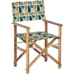 Conjunto De 2 Sillas De Jardín De Tela Gris Madera De Acacia Clara Patrón Abstracto Plegable Director Cine 8 Conjunto De 2 Sillas De Jardín De Tela Gris Madera De Acacia Clara Patrón Abstracto Plegable Director Cine -Mano Mano Ventas 62286965 4