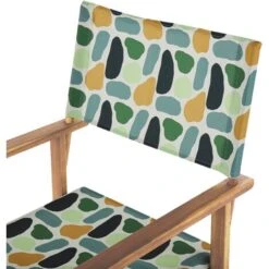 Conjunto De 2 Sillas De Jardín De Tela Gris Madera De Acacia Clara Patrón Abstracto Plegable Director Cine 9 Conjunto De 2 Sillas De Jardín De Tela Gris Madera De Acacia Clara Patrón Abstracto Plegable Director Cine -Mano Mano Ventas 62286965 5