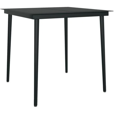 Juego De Comedor Para Jardín 3 Piezas Con Cojines Gris Y Negro VidaXL 5 Juego De Comedor Para Jardín 3 Piezas Con Cojines Gris Y Negro VidaXL - Imagen 5