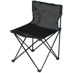 Silla Plegable De Camping Ligera Silla De Exterior Ideal Para Acampada, Picnic O Pesca Sin Reposabrazos - Color :Negro - Negro -Mano Mano Ventas 63302885 3