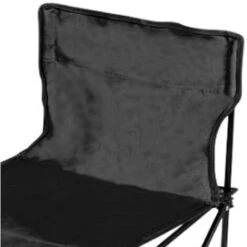 Silla Plegable De Camping Ligera Silla De Exterior Ideal Para Acampada, Picnic O Pesca Sin Reposabrazos - Color :Negro - Negro -Mano Mano Ventas 63302885 4