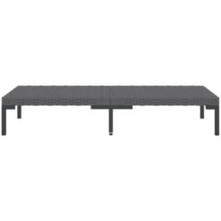Mesa De Centro De Jardín Ratán PE Semicircular Gris Oscuro VidaXL 8 Mesa De Centro De Jardín Ratán PE Semicircular Gris Oscuro VidaXL -Mano Mano Ventas 63974291 4