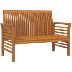 Banco Jardín Con Cojines Gris Oscuro De Madera Maciza De Acacia VidaXL 8 Banco Jardín Con Cojines Gris Oscuro De Madera Maciza De Acacia VidaXL -Mano Mano Ventas 64862750 4