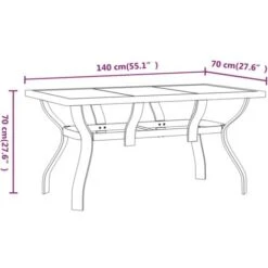 Juego De Comedor De Jardín 5 Piezas Gris Y Negro VidaXL -Mano Mano Ventas 64867896 3