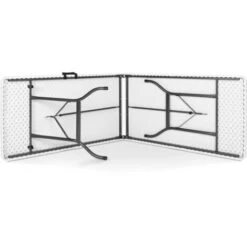 Juego De 2 Mesas Plegables Portátiles De 180 CM Para Camping O Recepción -Mano Mano Ventas 68491355 3