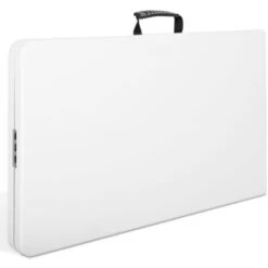 Juego De 2 Mesas Plegables Portátiles De 180 CM Para Camping O Recepción -Mano Mano Ventas 68491355 5