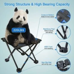 Taburete Para Acampar Taburete Plegable Portátil Silla Portátil Mini Taburete Plegable Taburete De Pesca Para Adultos Pesca Senderismo Jardinería Y Playa Con Bolsa De Transporte -Mano Mano Ventas 68575003 3