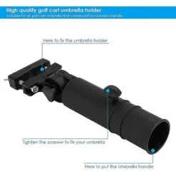 Soporte Universal Para Paraguas De Carrito De Golf Soporte Universal Para Paraguas De Carrito De Golf Para Manijas De Carrito De Golf Negro -Mano Mano Ventas 68968980 4