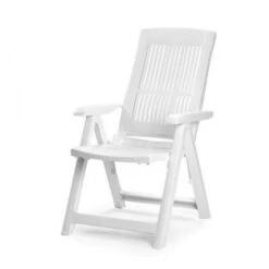 Sillon Resina 5 Posiciones Blanco Tampa