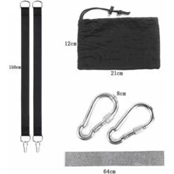 GDRHVFD Correa Para Hamaca Juego De Columpios De Suspensión 150 Para Trabajo Pesado De 1 Pieza Con Anillo En D Carga Máxima 1000 Kg Ideal Para Hamacas, Columpios Para Niños Adultos -Mano Mano Ventas 69358419 3