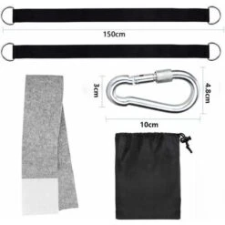 GDRHVFD Correa Para Hamaca, Accesorio Para Hamaca Con Columpio De árbol Correa Para Columpio Colgante Resistente Con Anillo En D Y Correa Para Hamaca De Hasta 550 Kg Para Acampar, Hamaca Y Columpio D -Mano Mano Ventas 69358689 4