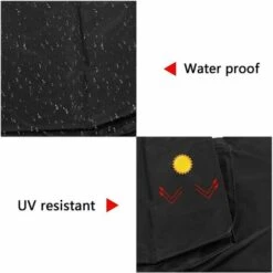 GroupM ES226x85x48CM Tela Oxford Cubierta De Polvo Calentador Cubierta Jardín Patio Lluvia Calentador Impermeable Toldo Patio Cubierta De Polvo -Mano Mano Ventas 69409863 4