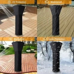 GroupM ESCubierta Calefactor De Tela Oxford 2268548CM Cubierta Impermeable Para El Polvo De La Lluvia Garden Yard -Mano Mano Ventas 69411792 4