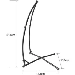 Soporte Para Hamaca De Metal, Sostén De Hamaca Marco De Estructura, Para Patio Jardín Playa Camping Universal -Mano Mano Ventas 69702737 3