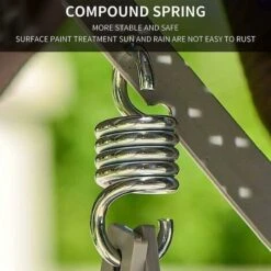 Resorte De Hamaca De 4 Piezas, Resorte De Silla De Hamaca De 7 Mm, Extensión De Gancho De Resorte, Accesorio De Silla De Hamaca Para Columpios Colgantes De Sillas De Porche -Mano Mano Ventas 71203628 5