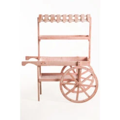 Carritos Candy Bar - Carrito Candy Bar Madera Strawberry Envejecido - Rosa Envejecido -Mano Mano Ventas 71587918 4