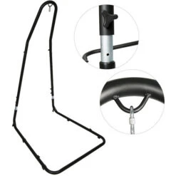 Soporte Para Silla Colgante Adjustable, Soporte De Metal (200-250） X 135 X 115 Cm