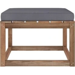 Reposapiés De Jardín Con Cojín Gris Antracita 7 Reposapiés De Jardín Con Cojín Gris Antracita -Mano Mano Ventas 72402375 3