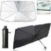 Parasol Para Parabrisas De Coche, Parasol Plegable De Tela De Plata De Titanio Paraguas Para Parabrisas,79 X 145 Cm