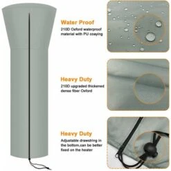 RHAFAYRE Manta Calefactora Para Patio, Protector De Muebles De Exterior Redondo Para Jardín Impermeable Resistente, Manta Calefactora Redonda Extra Grande Para Patio, Protección De Tela Transpirable P -Mano Mano Ventas 73155823 3