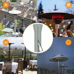 RHAFAYRE Manta Calefactora Para Patio, Protector De Muebles De Exterior Redondo Para Jardín Impermeable Resistente, Manta Calefactora Redonda Extra Grande Para Patio, Protección De Tela Transpirable P -Mano Mano Ventas 73155823 5