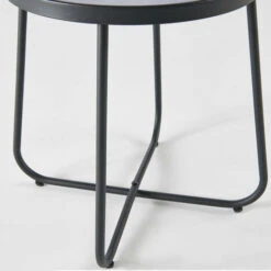 Mesa Auxiliar De Jardín Redonda Ø43 X 50 Cm Negra Lagoon 8 Mesa Auxiliar De Jardín Redonda Ø43 X 50 Cm Negra Lagoon -Mano Mano Ventas 74150197 4