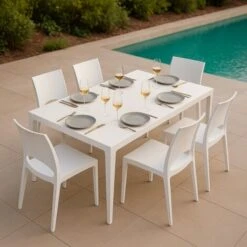 Silla De Cocina Paris Grand Soleil De Polipropileno Apilable Color: Blanco -Mano Mano Ventas 7420730 4