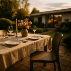 Silla De Cocina Apilable De Poliptropileno Rome Grand Soleil Color: Marrón -Mano Mano Ventas 7420892 3