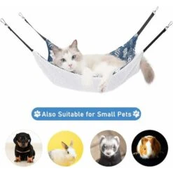 Hamaca Para Cama De Gato, Jaula Para Ventana, Percha Colgante Para Ahorrar Espacio, Accesorios Para Interior, Gato, Gatito, Hurón, Conejillo De Indias, Cachorro, Mascotas Pequeñas -Mano Mano Ventas 74896641 3