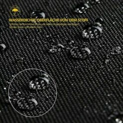 Cubierta Del Calentador Del Patio Al Aire Libre Cubierta Del Calentador Redondo De Tela Oxford Transpirable Impermeable 50x50x120cm Negro -Mano Mano Ventas 75008118 3