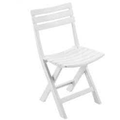 Silla Resina Plegable Blanca Birki -Mano Mano Ventas 76694777 2