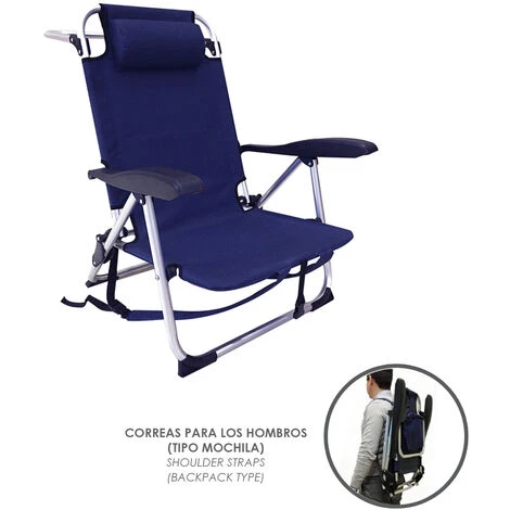 Silla Playa Tipo Mochila Con Bosillo Termico Muy Ligera Realizada En Nylon Alta Calidad Y Aluminio 1 Silla Playa Tipo Mochila Con Bosillo Termico Muy Ligera Realizada En Nylon Alta Calidad Y Aluminio