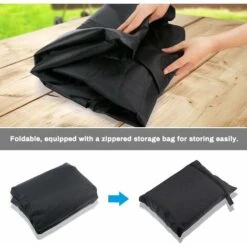 Cubierta De Calentador De Patio 180x52 Cm, BR-Vie 210d Cubierta De Calentador Impermeable Oxford, Cubierta Protectora Para Calentador De Patio De Gas Al Aire Libre A Prueba De Polvo / Viento -Mano Mano Ventas 76785880 5