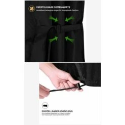 Cubierta Climática Para Calentador De Patio, Impermeable, A Prueba De Viento, Resistente A Los Rayos UV, Resistente, A Prueba De Desgarros, Cubierta De Calentador Radiante, Tela Oxford 600D, Redonda ( -Mano Mano Ventas 77542107 5