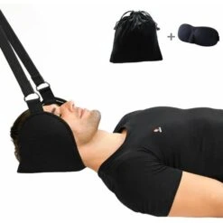 Masajeador De Cuello Para Dolor De Cuello Y Hombros, Mejor Cuello, Relajación, Masajeador De Cuello Portátil Para Oficina, Hogar (negro) (negro)