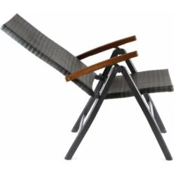 Sillón De Jardín Multiposiciones Chillvert Dominica Ratán Y Aluminio 59x68x107 Cm -Mano Mano Ventas 7968451 4