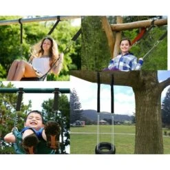 Gancho De Mosquetón Para Barra De Puerta, Barra De Dominadas Para Hamaca/kit Para Colgar Barra De Gimnasio Para Hamaca Colgante, Silla De Bebé Y Columpio De Patio (negro 150 X 5 Cm) - -Mano Mano Ventas 81040954 5