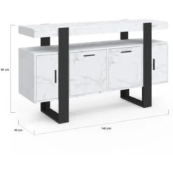 Mesa Auxiliar Plegable Portátil 180 CM Para Camping O Recepción -Mano Mano Ventas 81208400 5