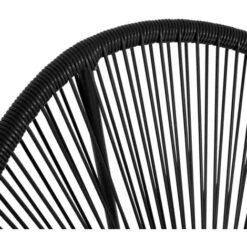 Conjunto De Muebles De Jardín IZMIR Mesa Y 2 Sillones Huevo Cuerda Negro 8 Conjunto De Muebles De Jardín IZMIR Mesa Y 2 Sillones Huevo Cuerda Negro -Mano Mano Ventas 81208440 4