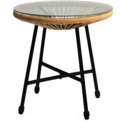 Conjunto De Muebles De Jardín IZMIR - Mesa Y 2 Sillones Con Cuerda Efecto Ratán 7 Conjunto De Muebles De Jardín IZMIR - Mesa Y 2 Sillones Con Cuerda Efecto Ratán -Mano Mano Ventas 81208448 3