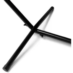 Hamaca Con Soporte Metálico Y Tela A Rayas Negras, Blancas Y Chocolate -Mano Mano Ventas 81208451 4