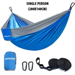 Hamaca Colgante Nylon L.280 X L.140 Cm Azul Max 300KG 5 Hamaca Colgante Nylon L.280 X L.140 Cm Azul Max 300KG -Mano Mano Ventas 81513171 3