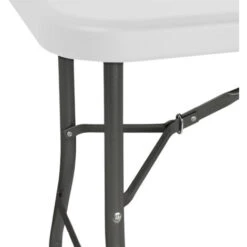 Mesa Catering Plegable Portátil Rectangular Blanca 240 Cm ORION91 Mesa Multiusos: Camping, Eventos En Espacios Exteriores O Interiores Mesa Resina Y Patas Acero 6-8 Personas Y Carga De 150kg -Mano Mano Ventas 81954307 3