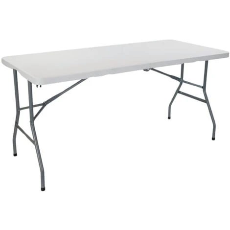 Mesa Catering Plegable Rectangular Portatil Blanca 150 Cm ORION91 Mesa Multiusos: Camping, Eventos En Espacios Exteriores O Interiores Mesa Resina Y Patas Acero 2-4 Personas Y Carga De 150kg 1 Mesa Catering Plegable Rectangular Portatil Blanca 150 Cm ORION91 Mesa Multiusos: Camping, Eventos En Espacios Exteriores O Interiores Mesa Resina Y Patas Acero 2-4 Personas Y Carga De 150kg