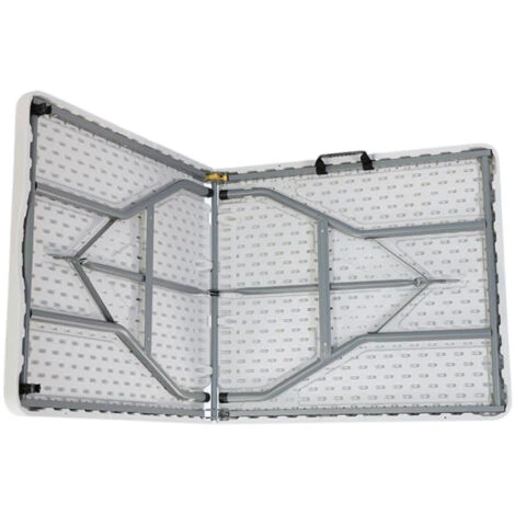 Mesa Catering Plegable Rectangular Portatil Blanca 150 Cm ORION91 Mesa Multiusos: Camping, Eventos En Espacios Exteriores O Interiores Mesa Resina Y Patas Acero 2-4 Personas Y Carga De 150kg 5 Mesa Catering Plegable Rectangular Portatil Blanca 150 Cm ORION91 Mesa Multiusos: Camping, Eventos En Espacios Exteriores O Interiores Mesa Resina Y Patas Acero 2-4 Personas Y Carga De 150kg - Imagen 5