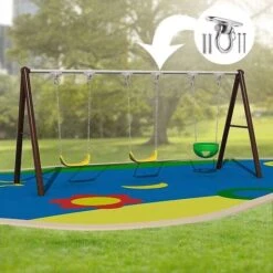 Gancho De Techo Resistente, Gancho Giratorio Para Colgar De Trabajo Pesado, Soporte De Hamaca Para Yoga, Gancho De Techo Montado En La Pared, Para Hamaca, Asiento Para Porche, Columpio, Yoga (sil) -Mano Mano Ventas 82752599 4