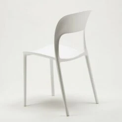 Silla De Cocina De Diseño Para Restaurante Hecha De Polipropileno Color: Blanco -Mano Mano Ventas 8349369 4