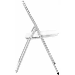 Silla Plegable Metálica | Acolchada En Asiento Y Respaldo | 44 X 45 X 80 Cm | SELECCIONE COLOR - Color :Gris / Blanco - Gris / Blanco -Mano Mano Ventas 83732548 3